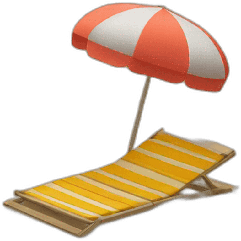 Taureaux dormant sur une plage  emoji