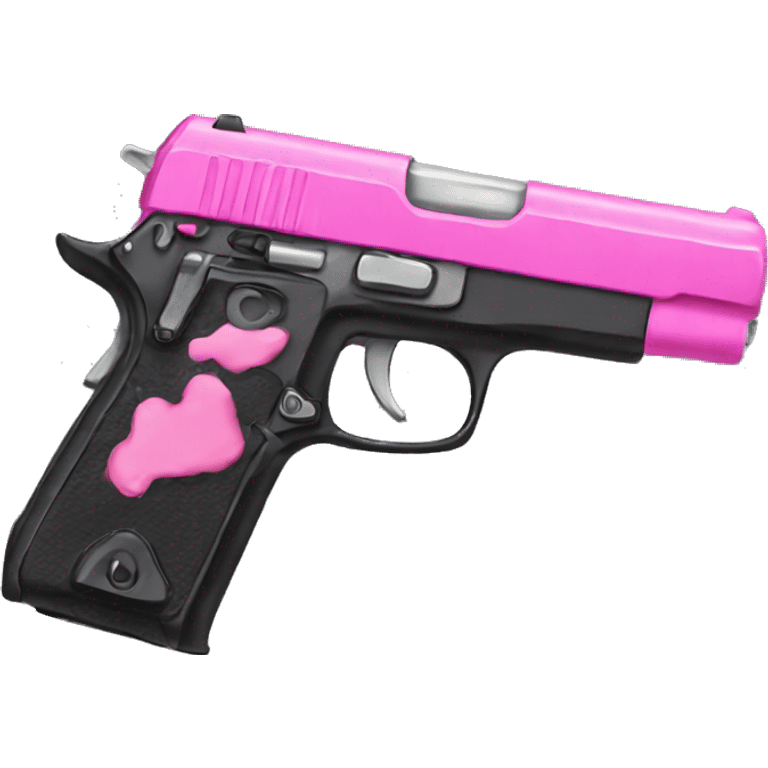 gun with pink now  emoji