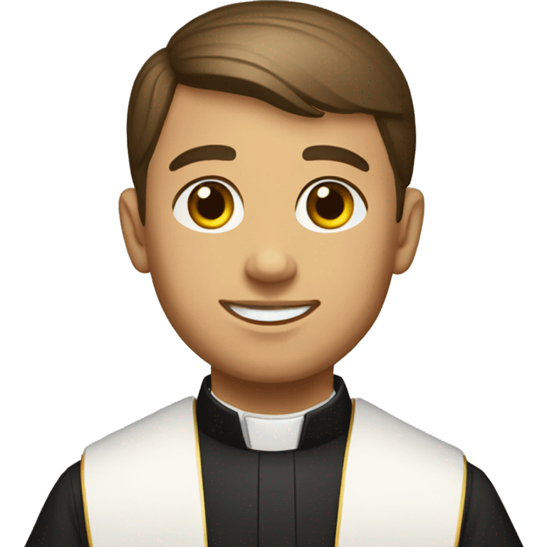 young american catholic priest emoji