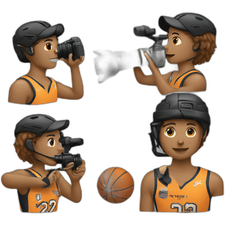 Sports photographer emoji