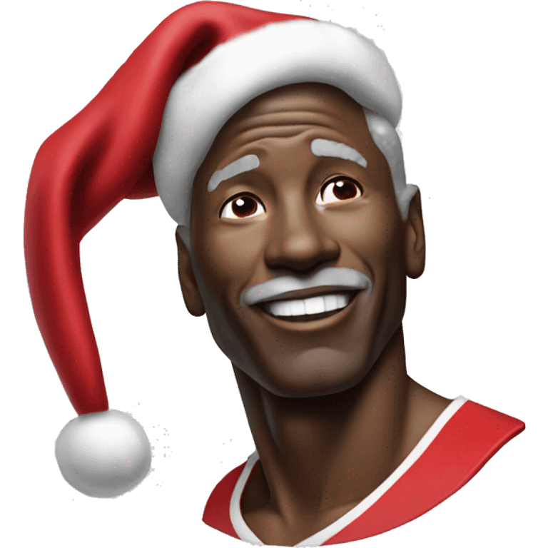 Micheal Jordan as Santa  emoji