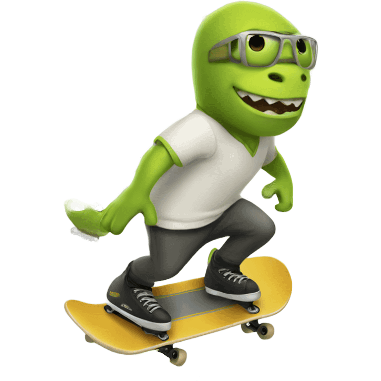 Sherk skate hoarding emoji