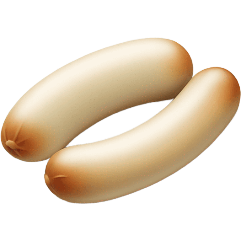 Bavarian white sausage emoji