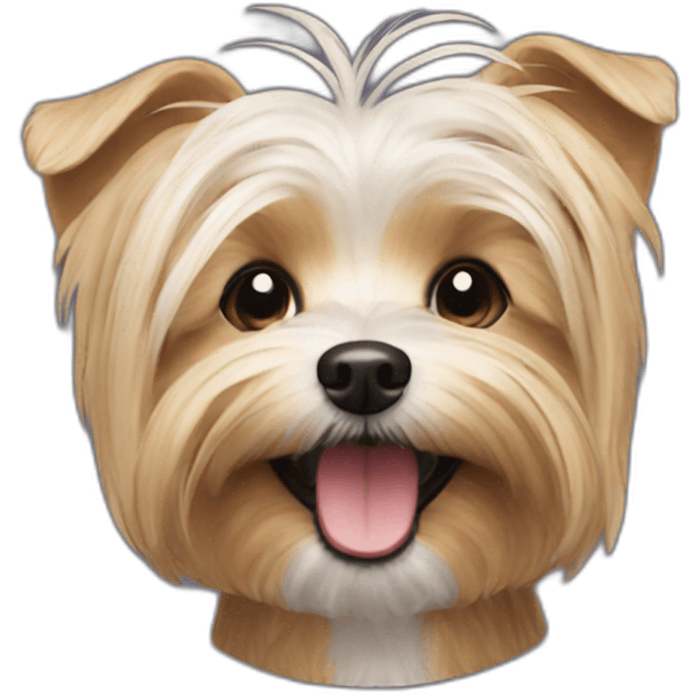 Morkie happy emoji