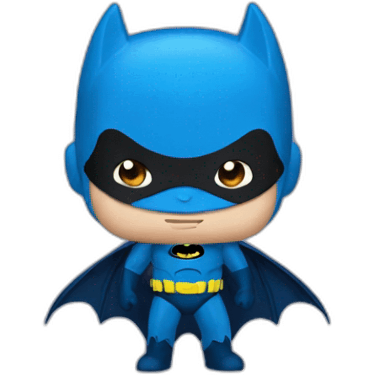 Bat man blue emoji