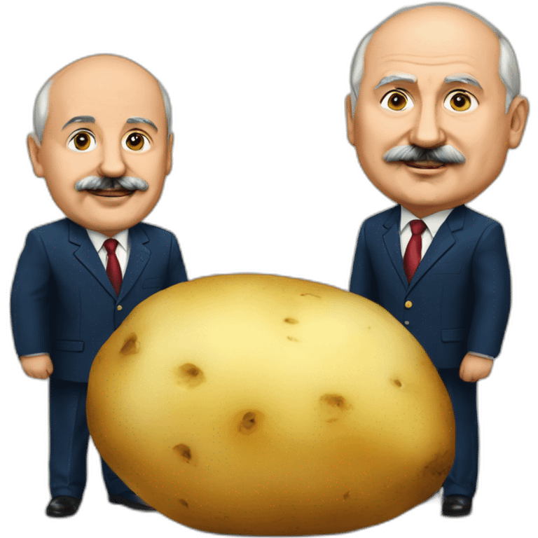 Lukashenko and potato emoji