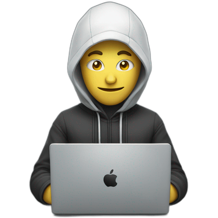 cyber guy with laptop emoji