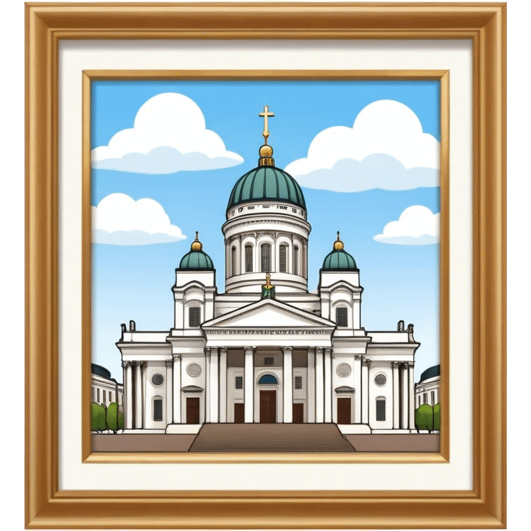 Helsinki cathedral  emoji