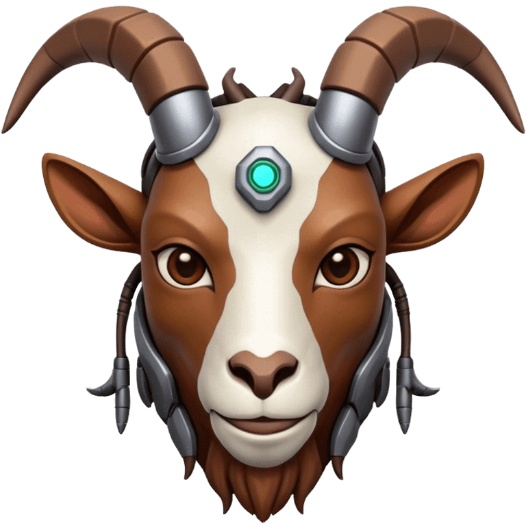 Cybernetic Goat(Ram) man emoji