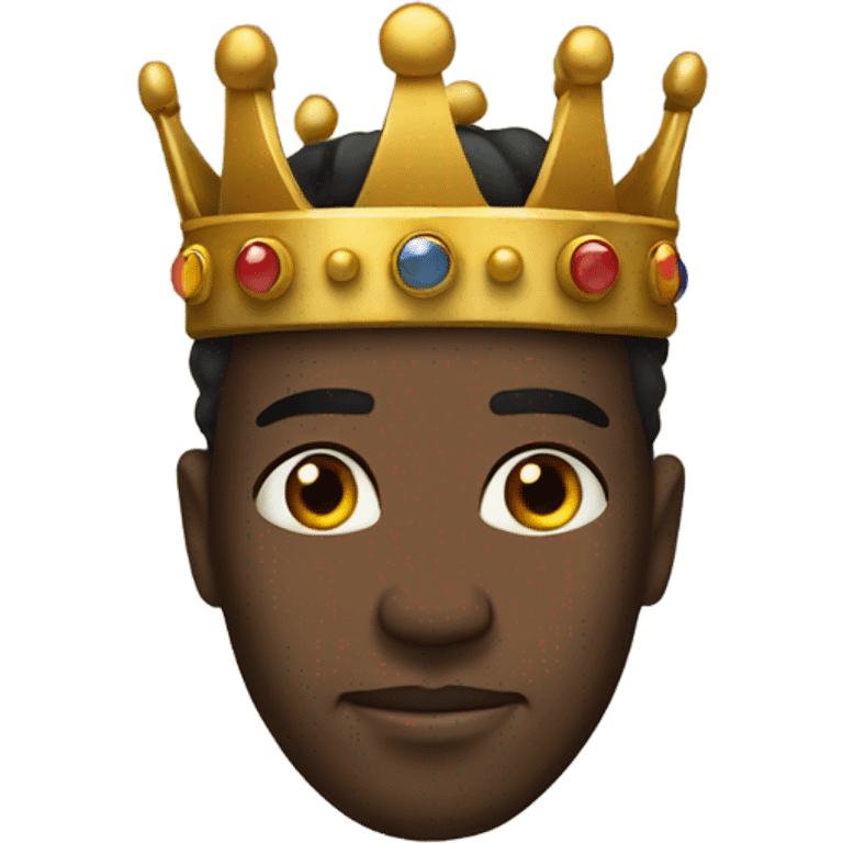 African King Crown emoji