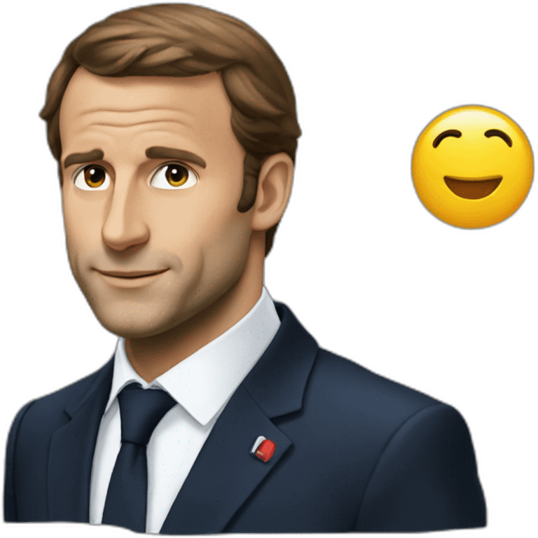 macron gros emoji