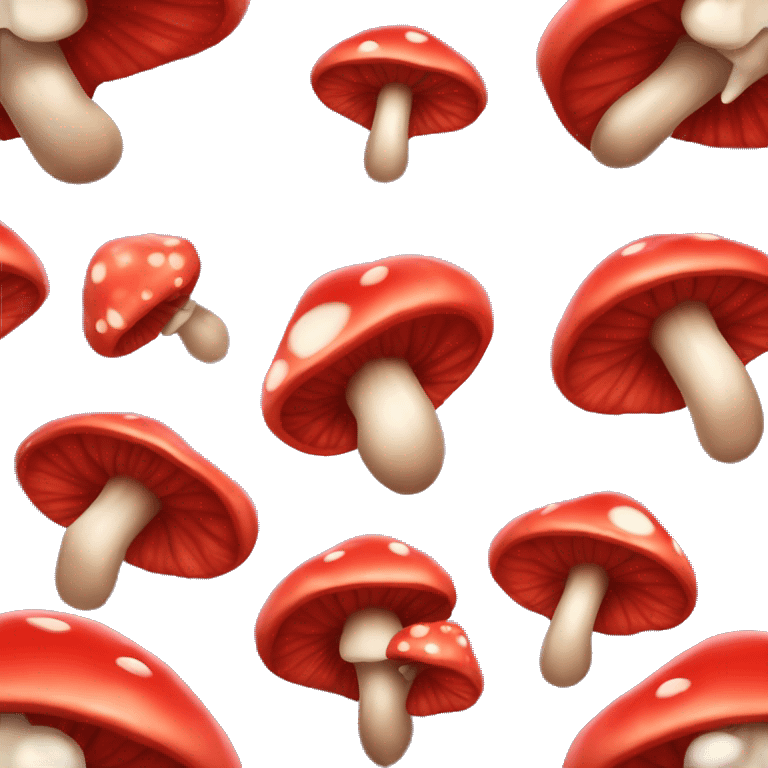 toxic red gooey slimeey mushroom  emoji