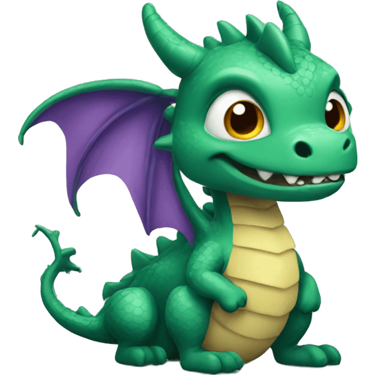 A cute dragon emoji