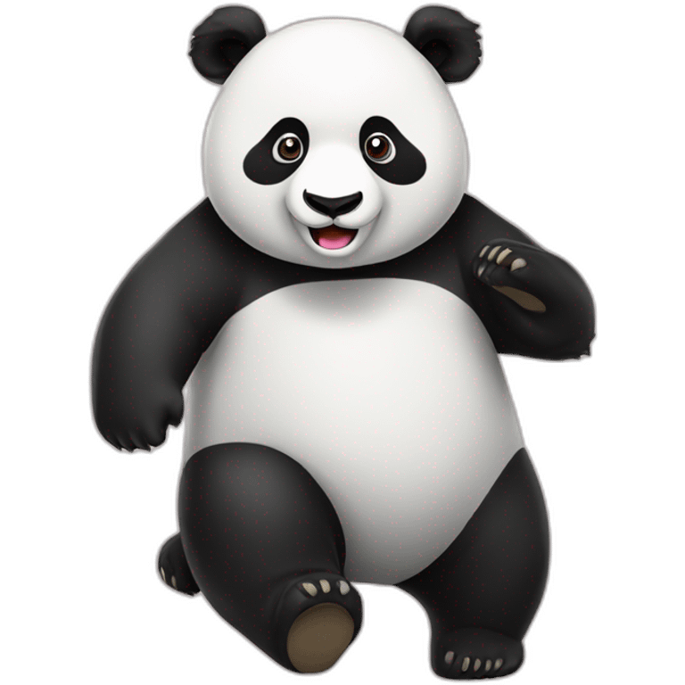 Panda sur ours emoji