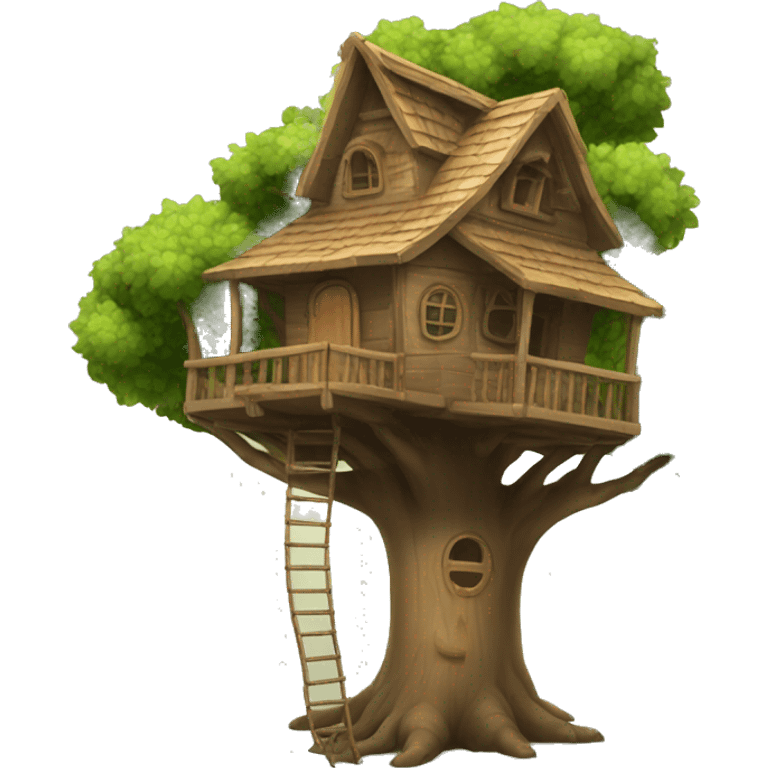 Tree house emoji