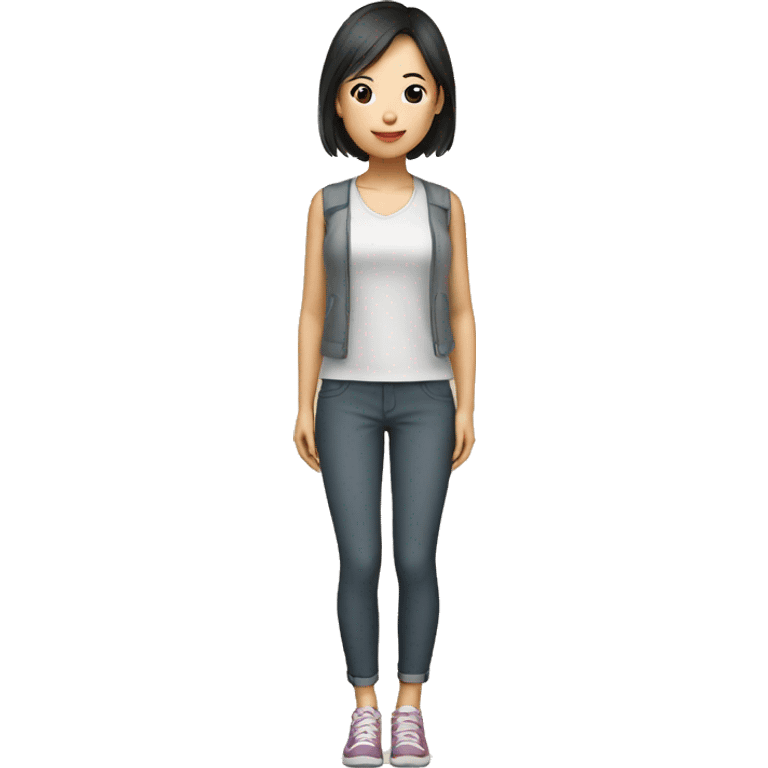 asian girl in hong kong  emoji