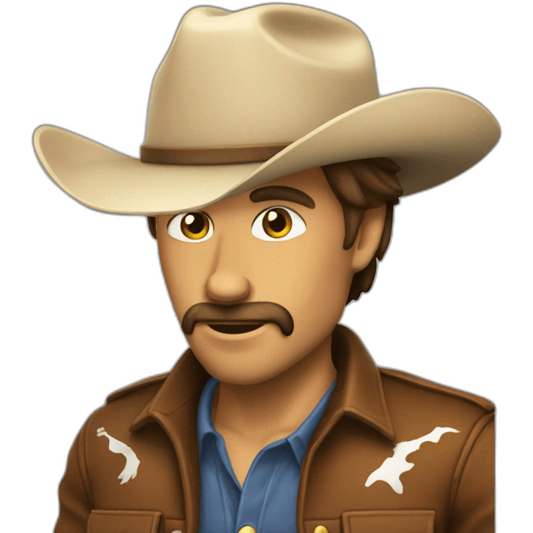 cowboy tipping hat emoji