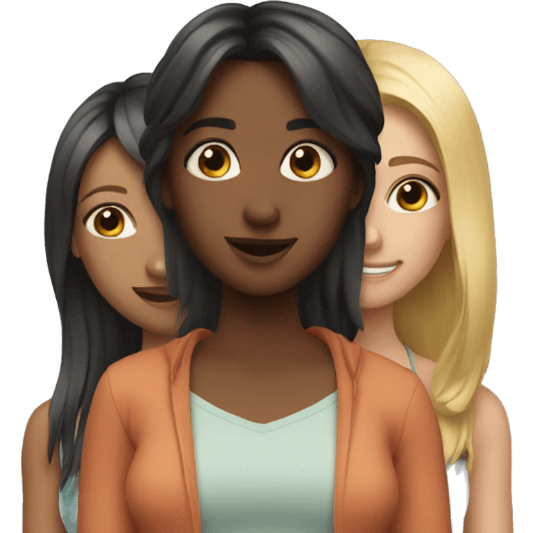 Trio girls  emoji