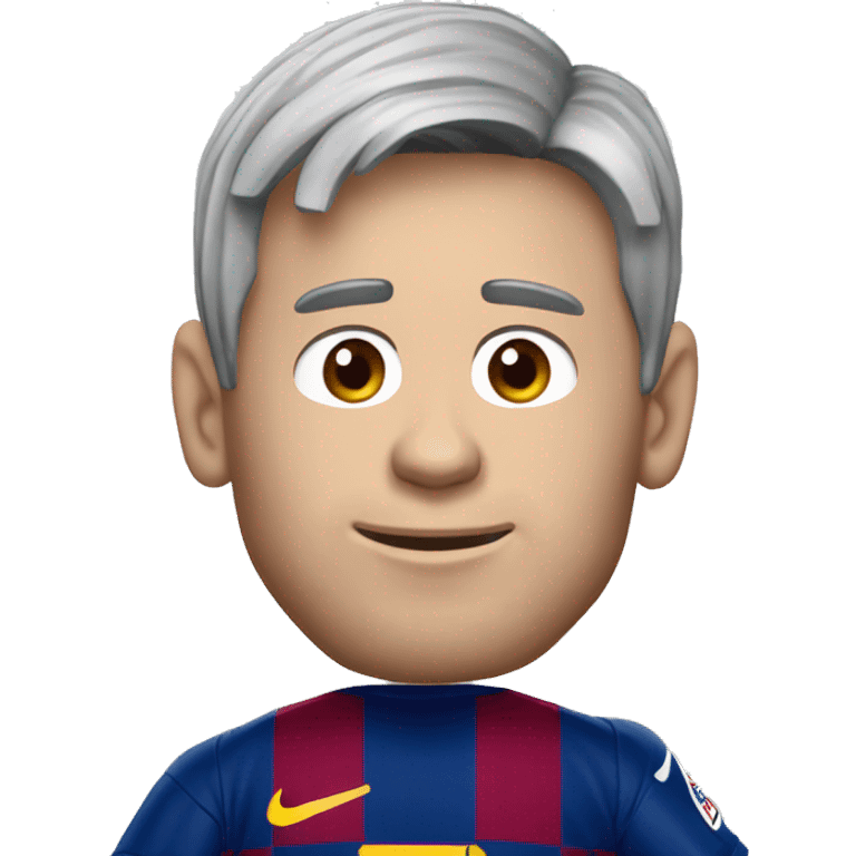 Andres Lionel Messi At Barcelona FC emoji