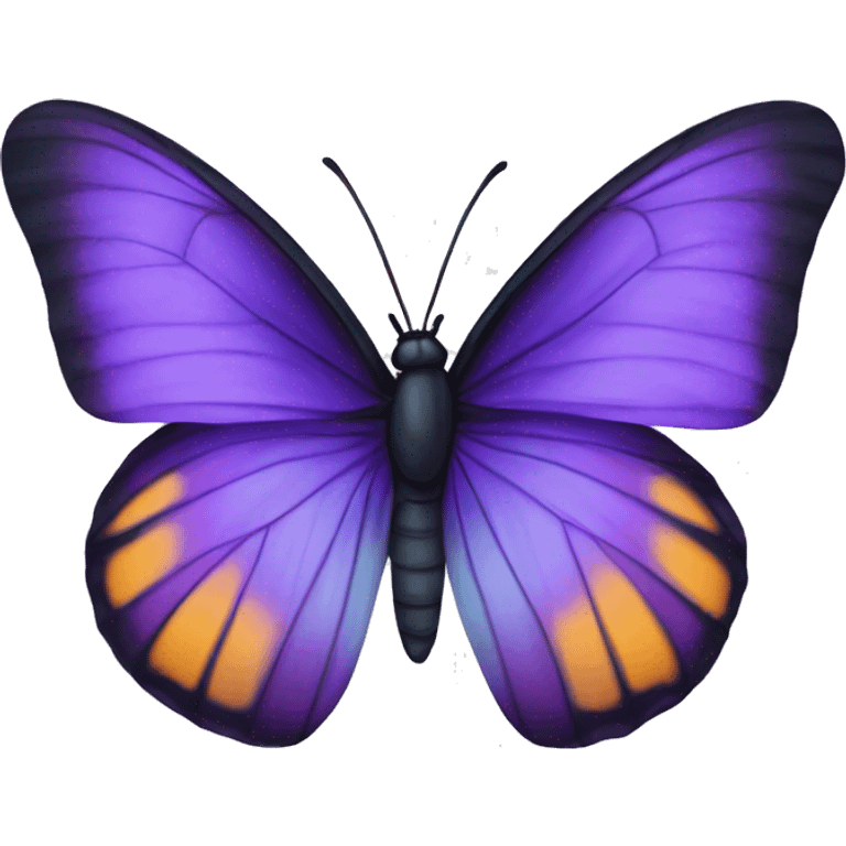 Ultraviolet butterfly emoji