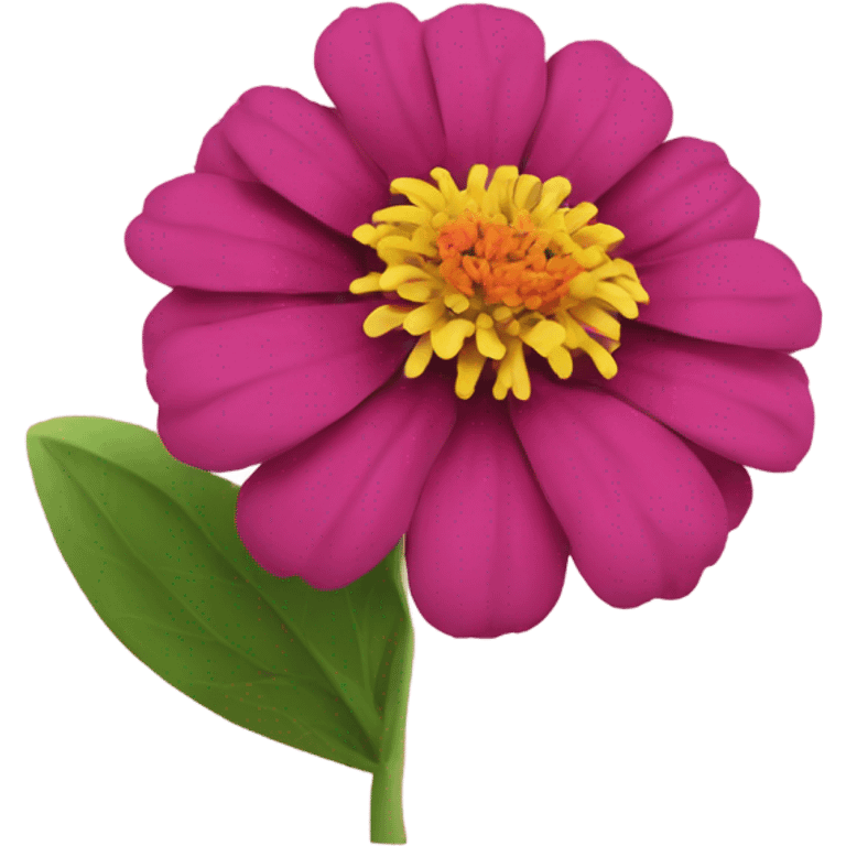 Zinnia flower emoji