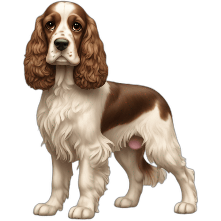 Dog-english-cocker-spaniel-full-body emoji