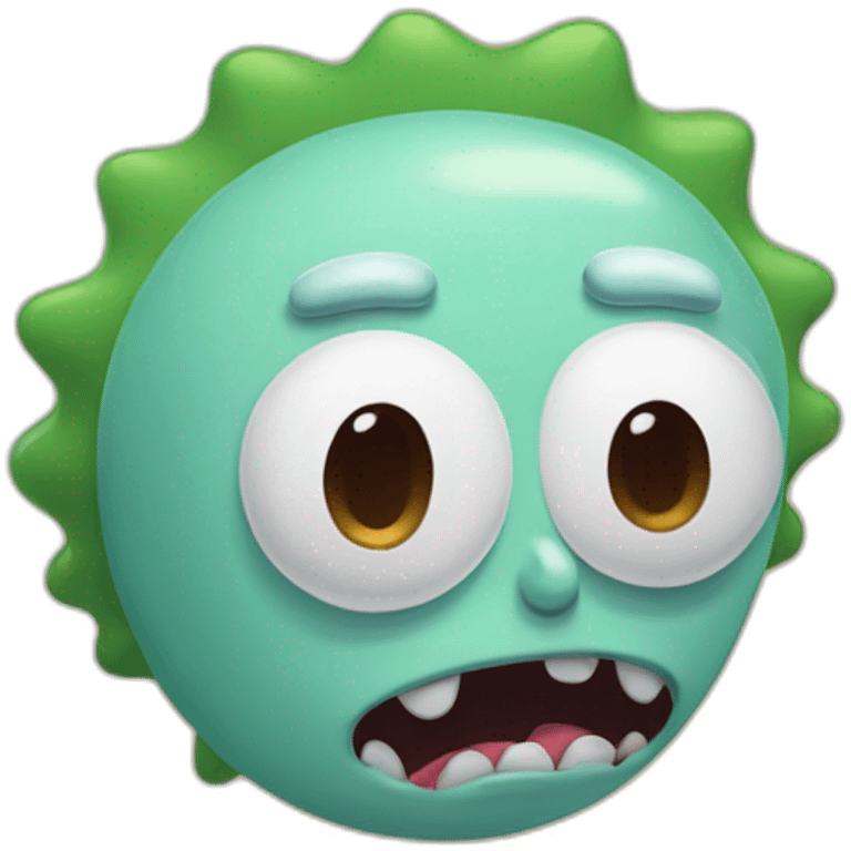 drooling rick from rick and Morty emoji