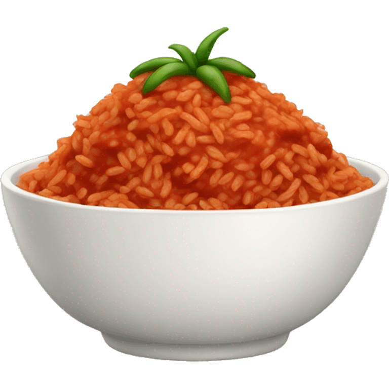 rice with tomato sauce emoji