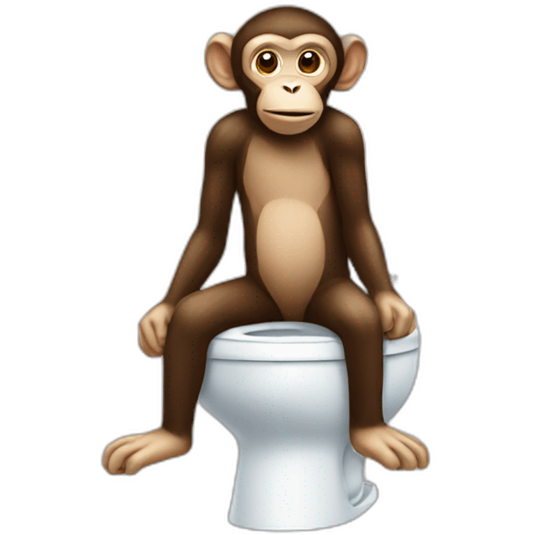 monkey toilet emoji