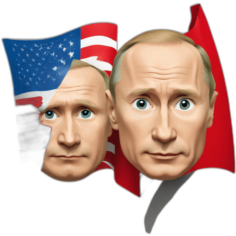 Putin and the flag of Turkey emoji