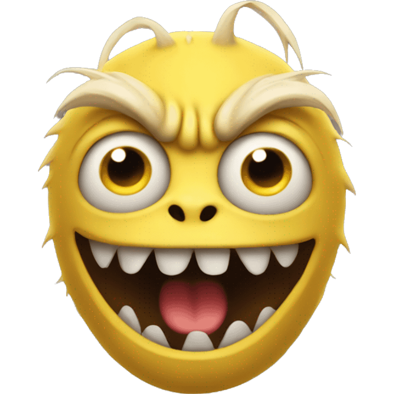 yellow creature mad emoji