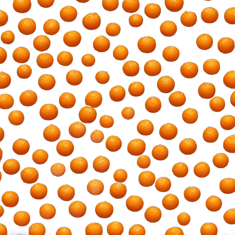 Mountain of tangerines emoji