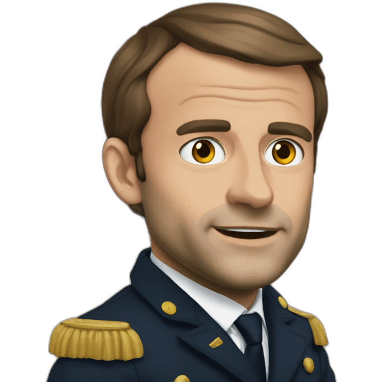 Macron en train de mourir emoji