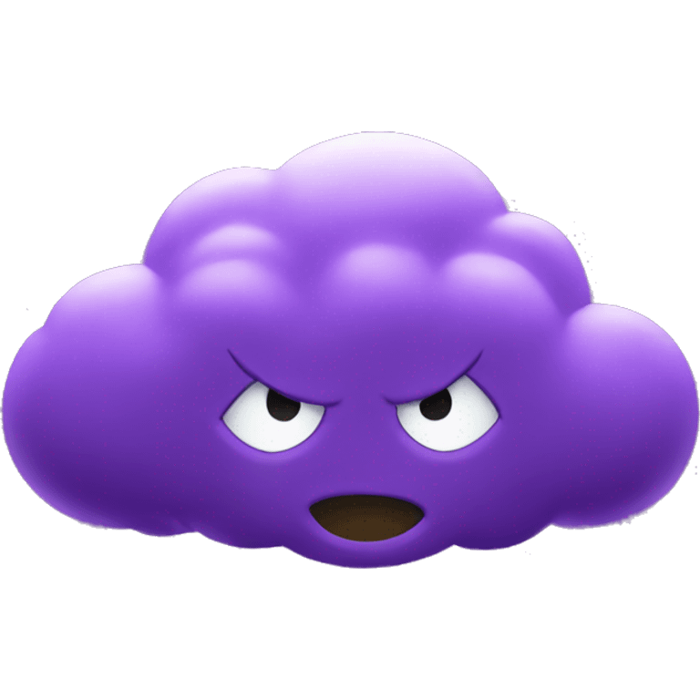 Storm cPurple lighting  emoji