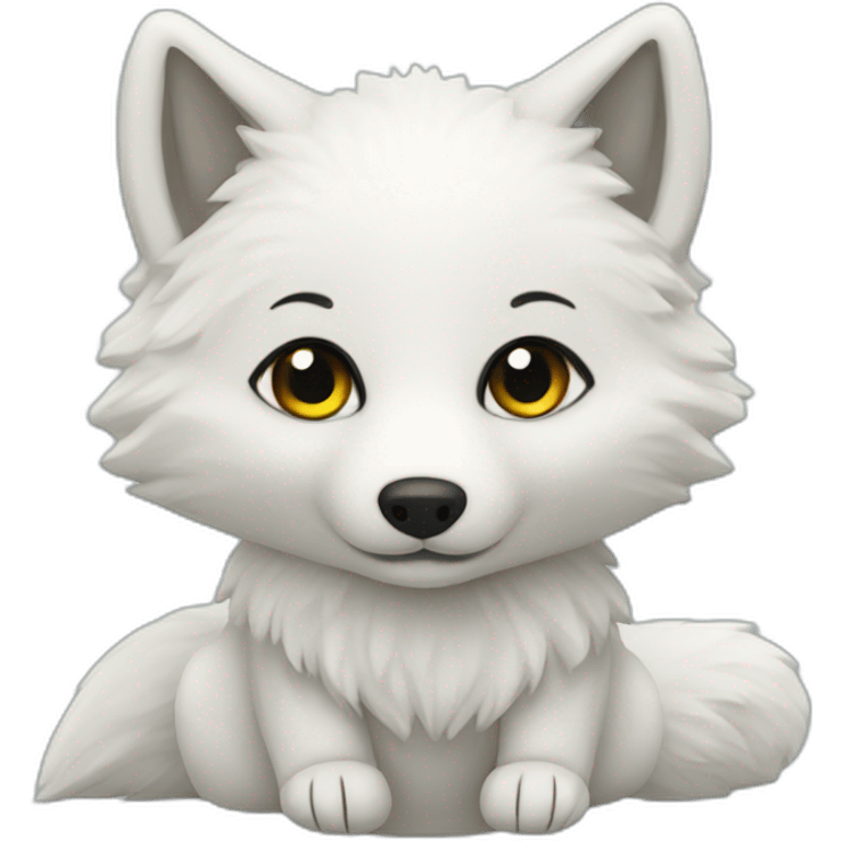 arctic fox toy emoji