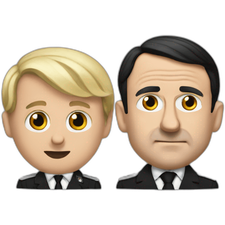 Hitler et macron emoji