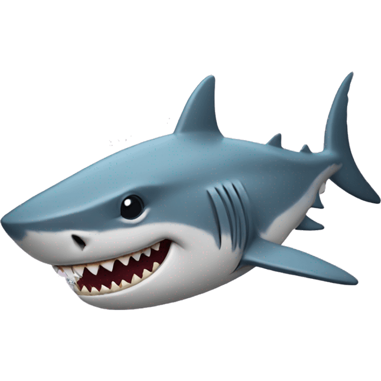 shark with king crown emoji