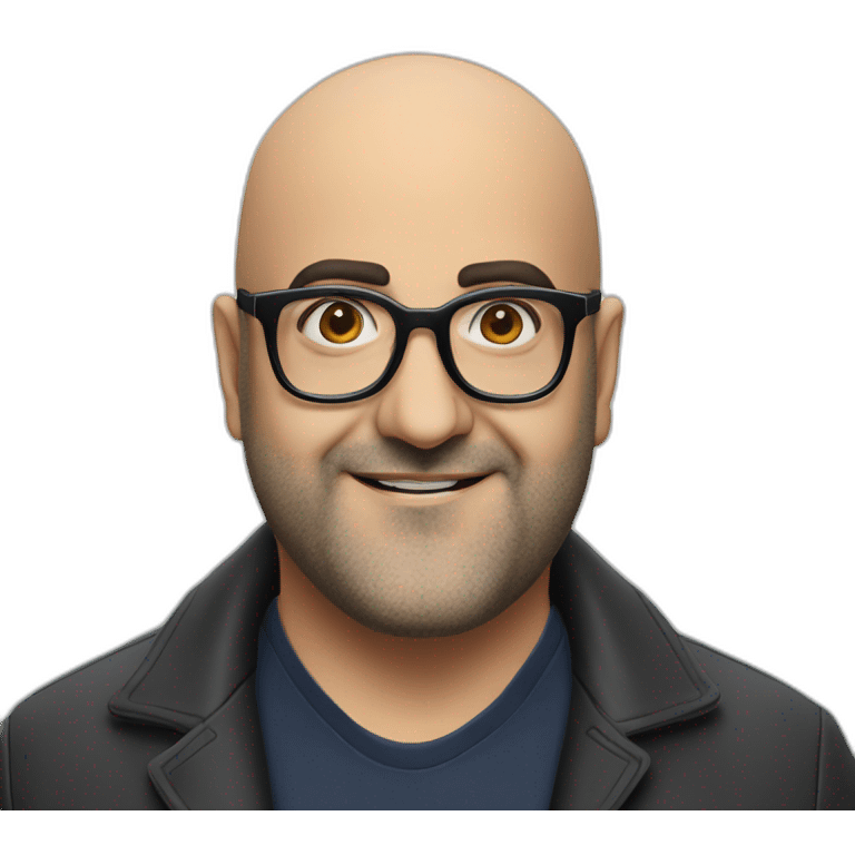 Omid djalili comedian and actor with glasses emoji