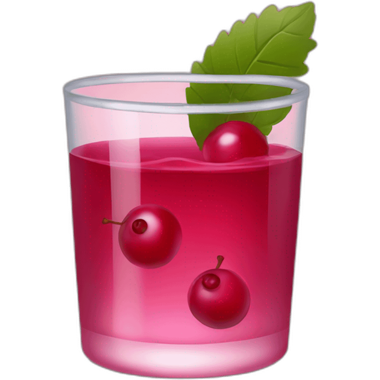 cranberry juice emoji