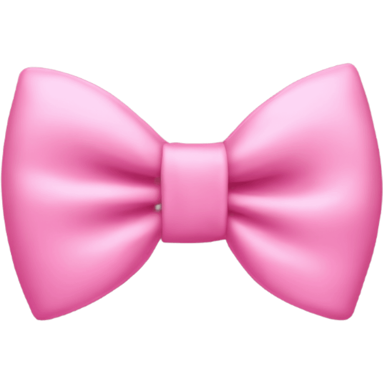 pink bow on a emoji face emoji