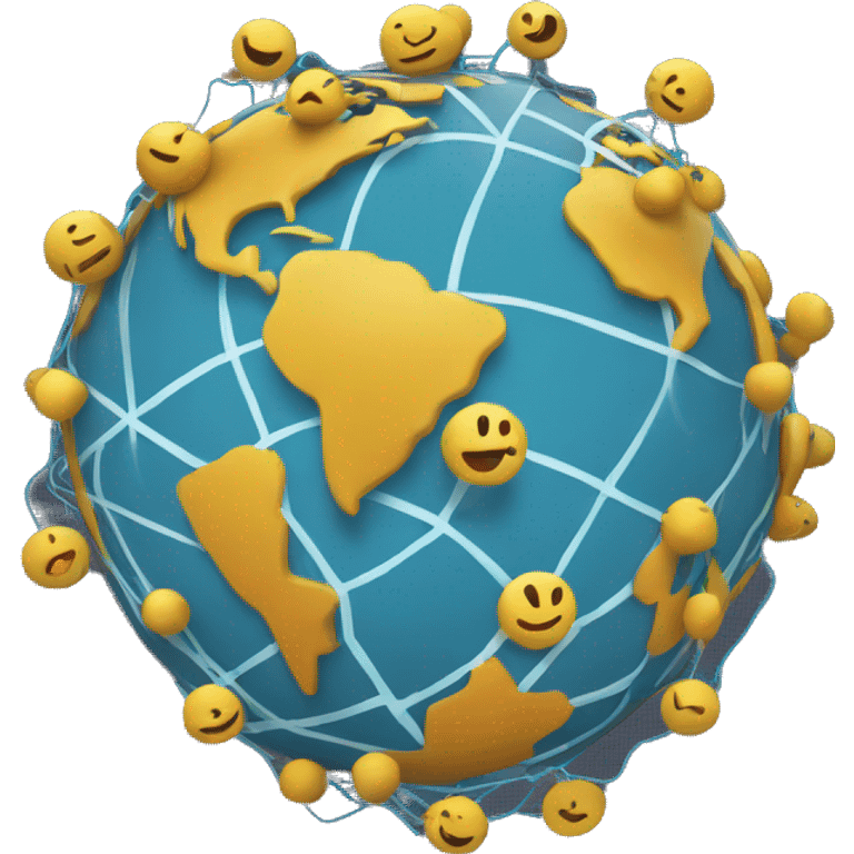 Word Global network emoji