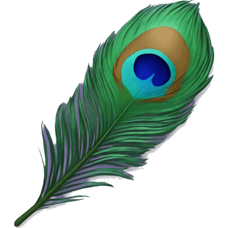 peacock feather emoji