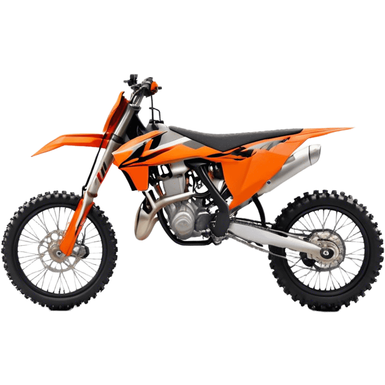 KTM Dirtbike - KTM 250 SX (Model Year: 2021) (Iconic colour: Orange) emoji