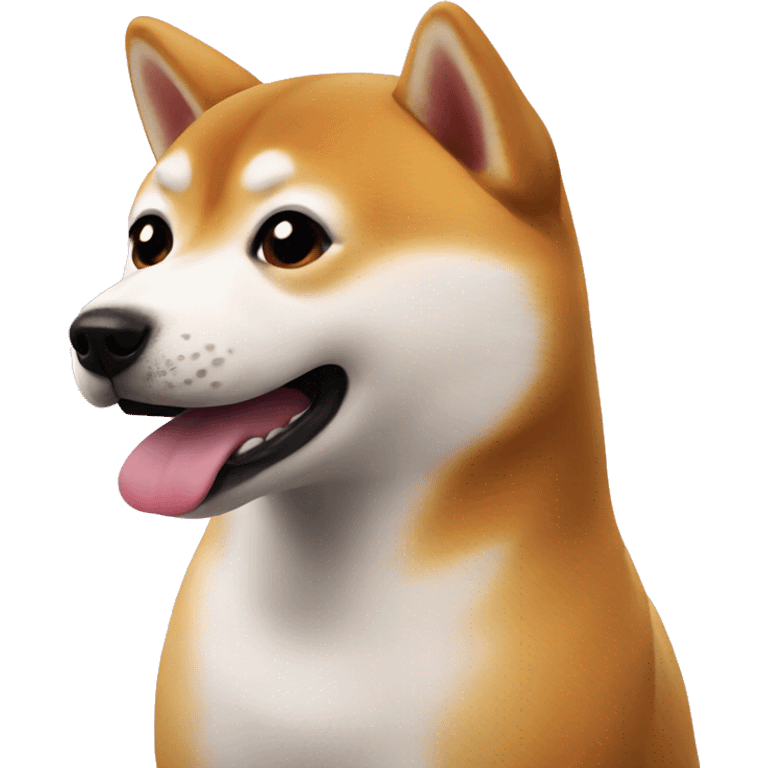 shiba inu works in tiktok emoji