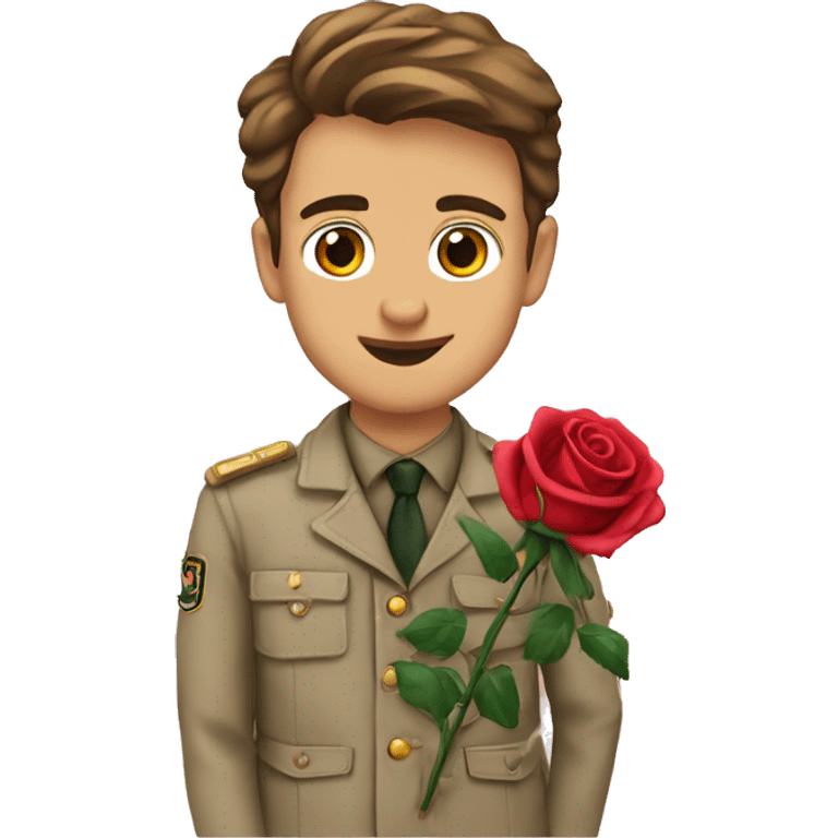 Leclerc with rose  emoji