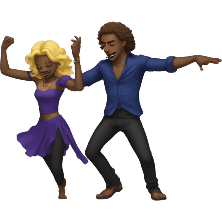 naz and dio dancing emoji