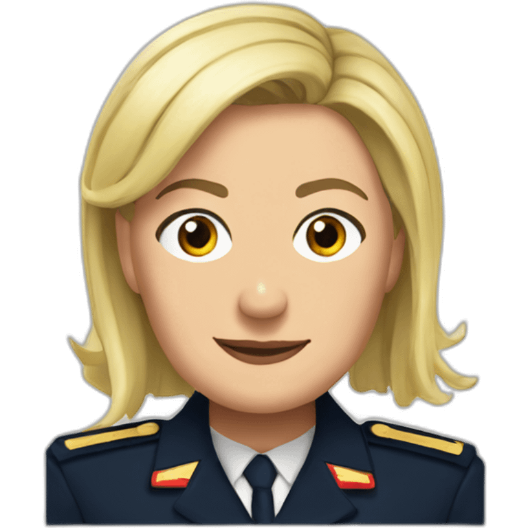 Marine le Pen noire emoji