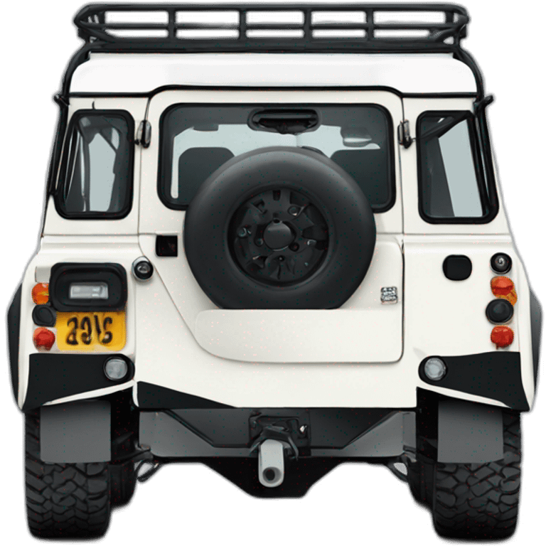 white series 3 land rover defender emoji