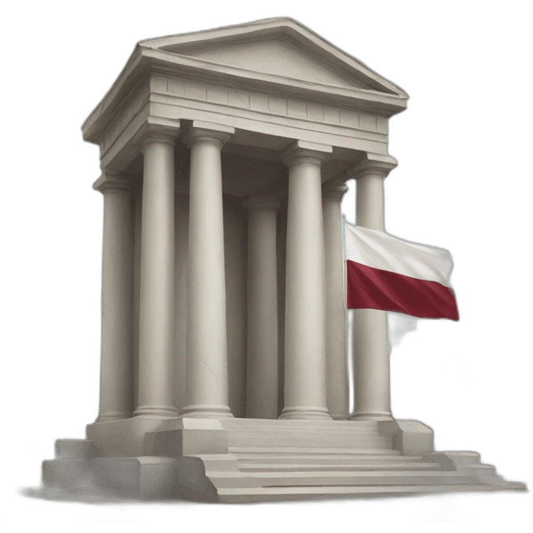 monument holding the latvian flag emoji