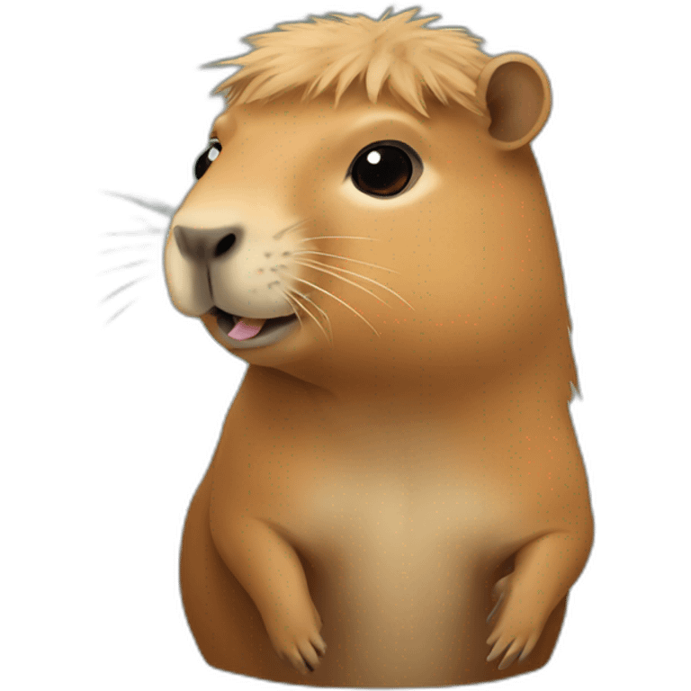 Capybara in full  emoji